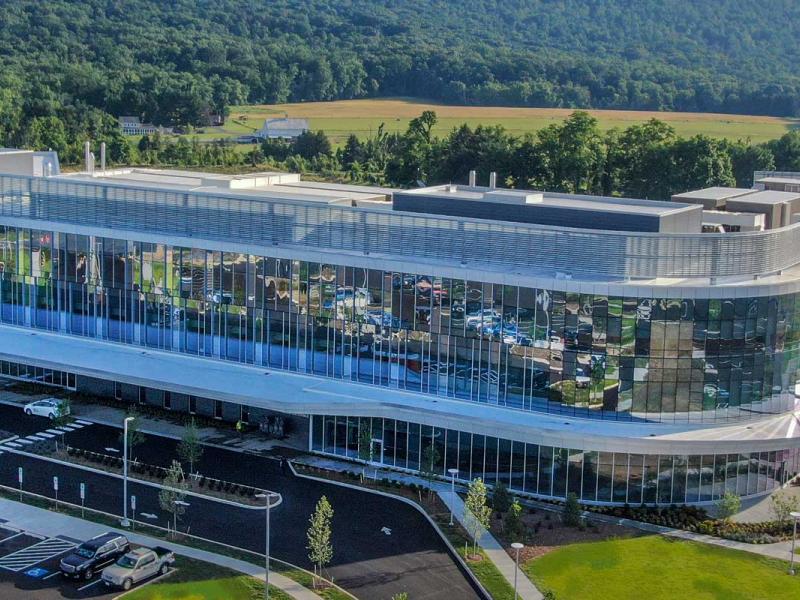 Aerial photo of Hampden Medical Center