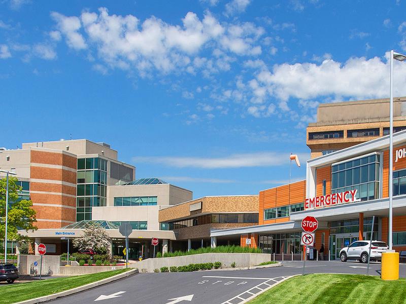 An exterior photo of Penn State Health Holy Spirit Medical Center