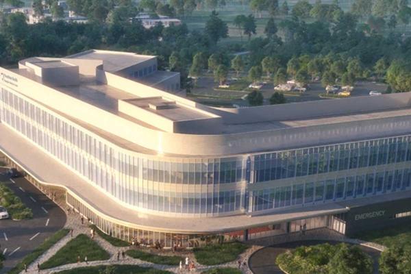 Hampden Medical Center aerial campus photo