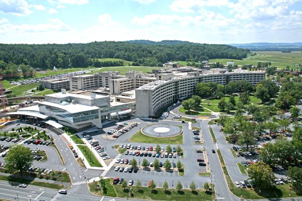 Arial view of Penn State Health Milton S. Hershey Medical Center