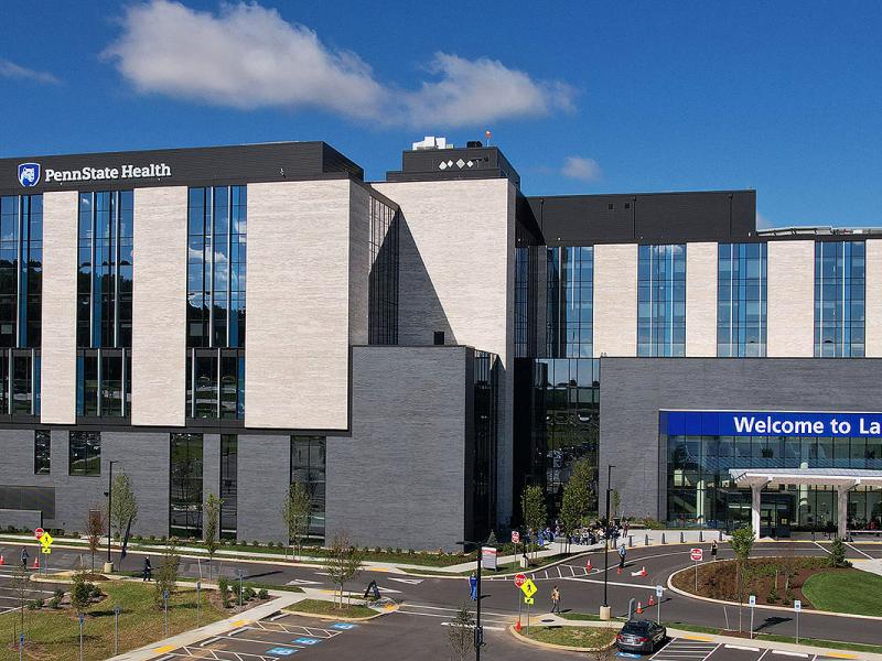 An exterior photo of Penn State Health Lancaster Medical Center