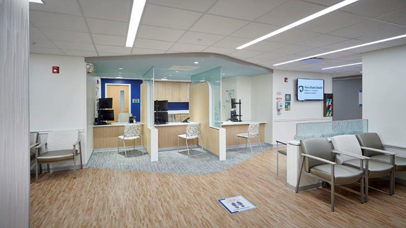 Penn State Health Endoscopy Center waiting room