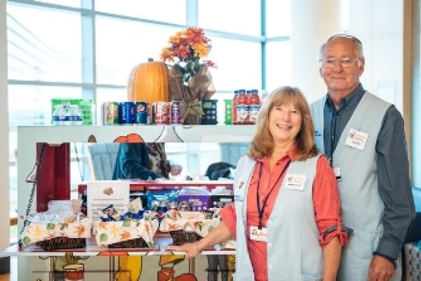 The Ronald McDonald hospitality cart at Penn State Health